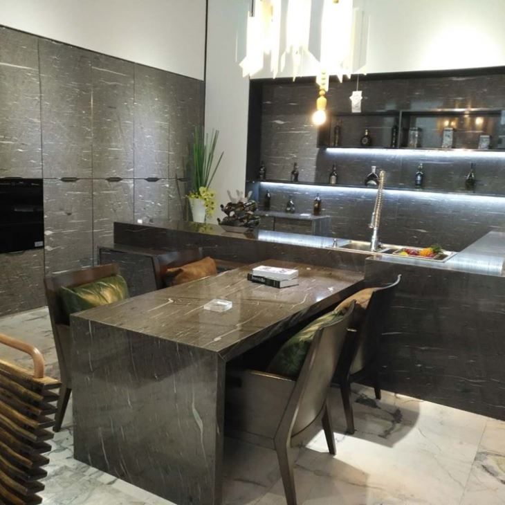 Brown Silk Quartzite Bar Top