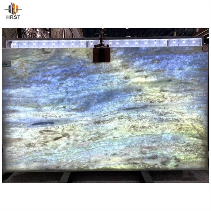 Blue Crystallo Marble backlit