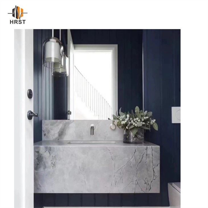 light grey stone vanity top