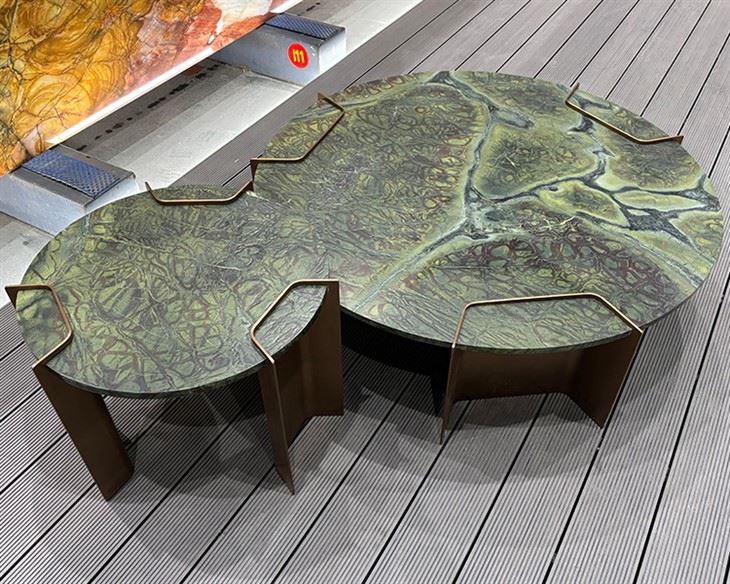 Green Marble Table Green Marble Table