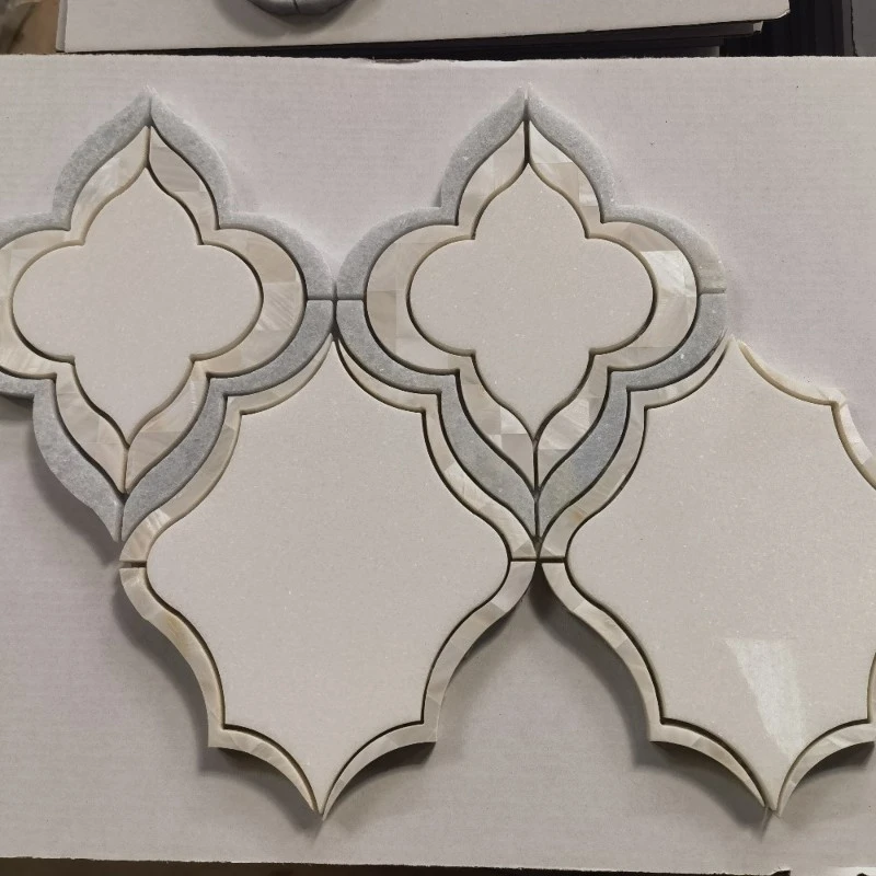 Four-petal flower mosaic Four-petal flower mosaic